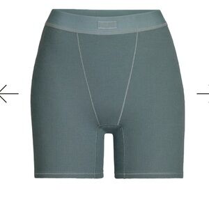 SKIMS COTTON RIB BOXER KYANITE / XS